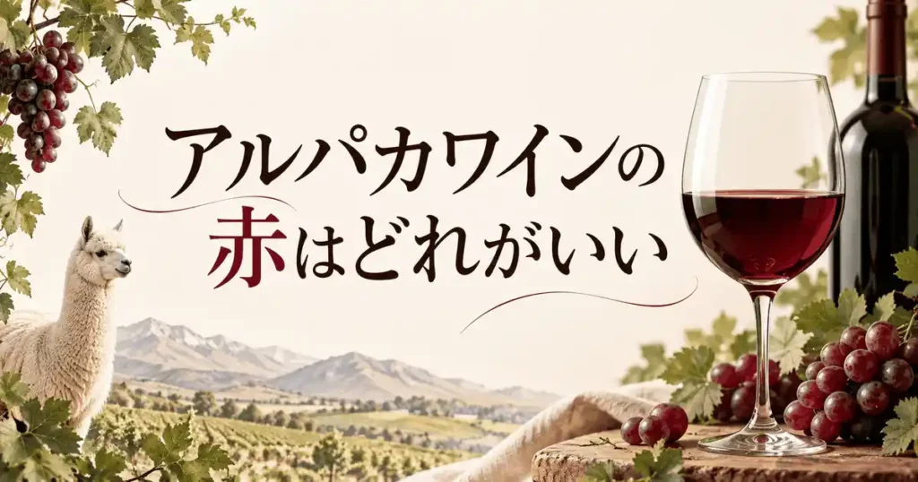 アルパカワインの赤はどれがいい？