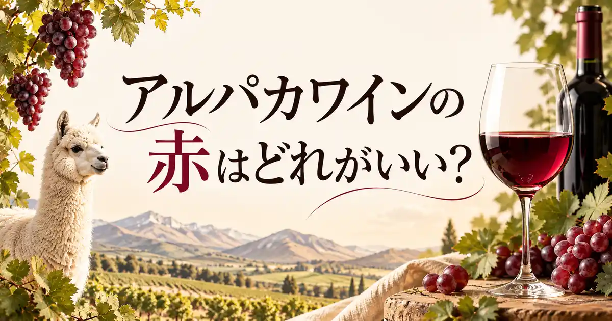 アルパカワインの赤はどれがいい？