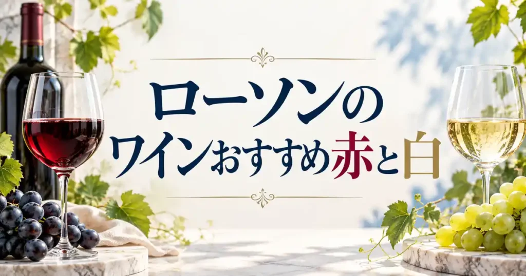 ローソンのワインおすすめ赤と白