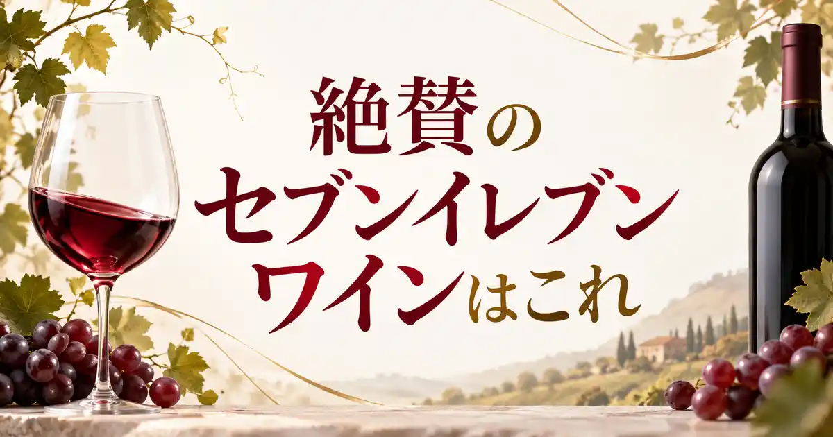 絶賛のセブンイレブンワインはこれ