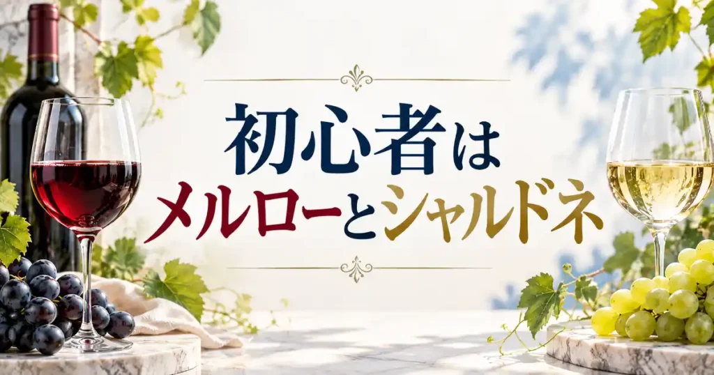初心者はメルローとシャルドネ