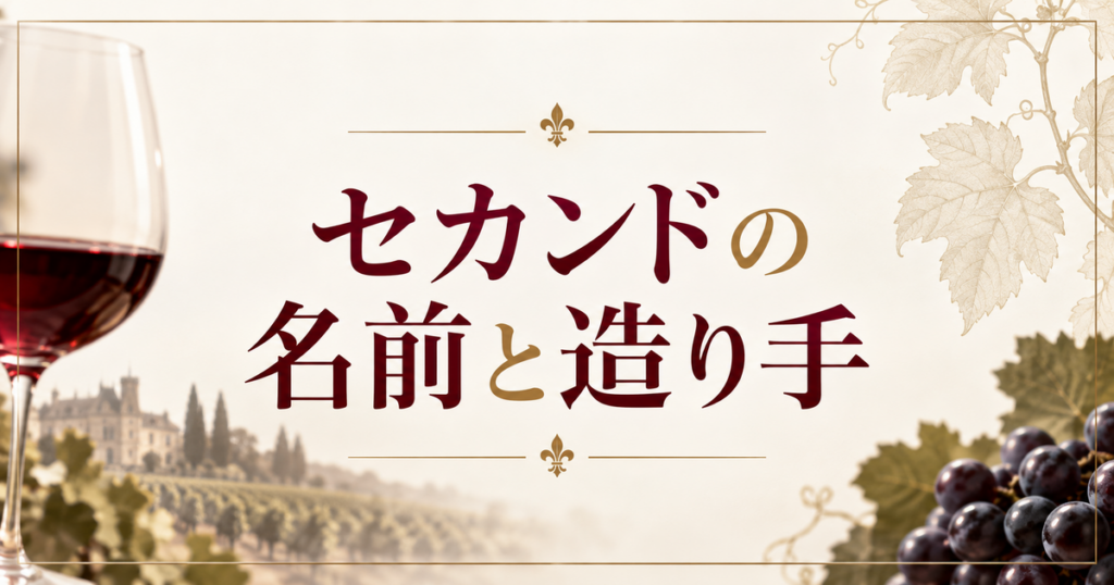 セカンドの名前と造り手