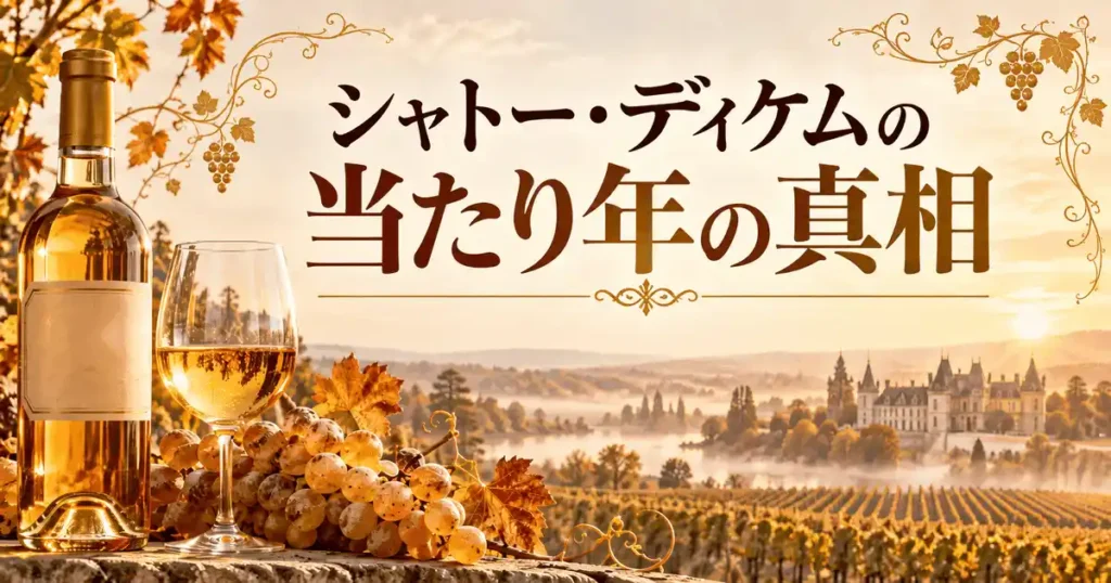 シャトー・ディケムの当たり年の真相