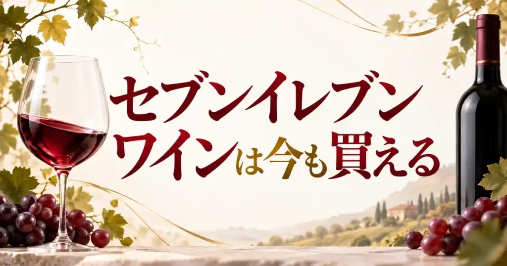 セブンイレブンワインは今も買える