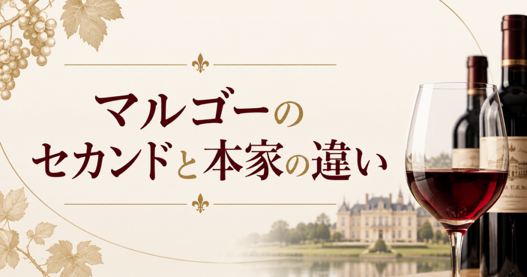 マルゴーのセカンドと本家の違い
