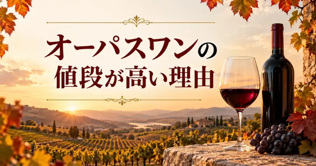 オーパスワンの値段が高い理由