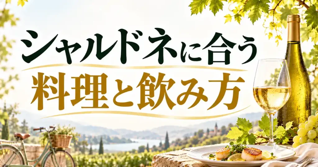 シャルドネに合う料理と飲み方