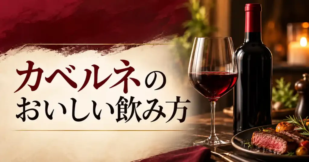 カベルネのおいしい飲み方