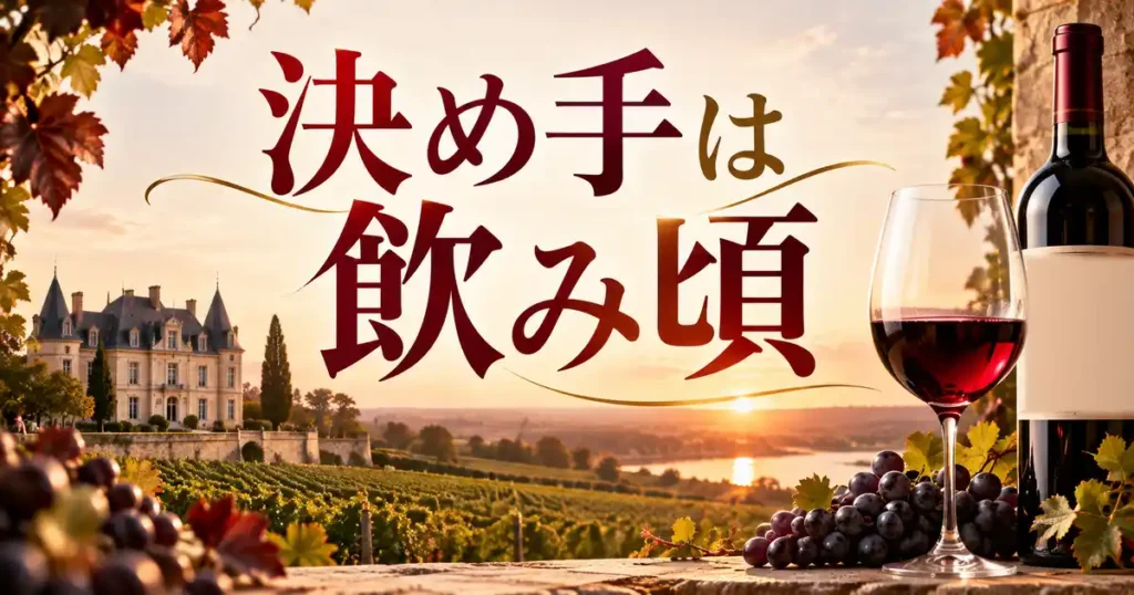 決め手は飲み頃