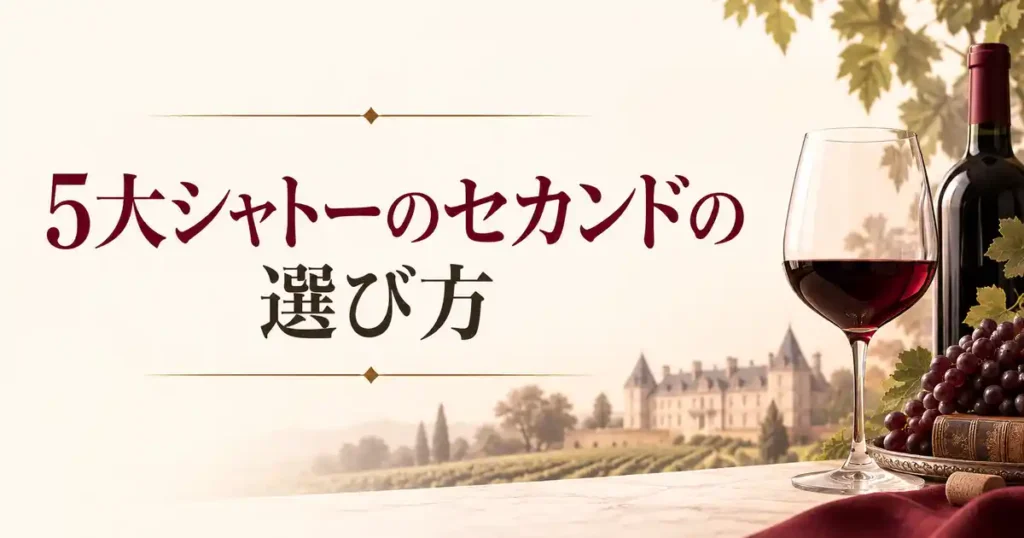 5大シャトーのセカンドの選び方