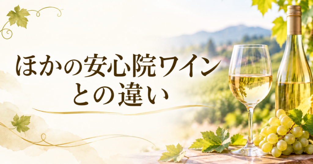 ほかの安心院ワインとの違い