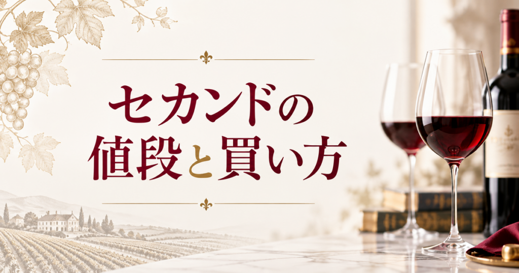 セカンドの値段と買い方
