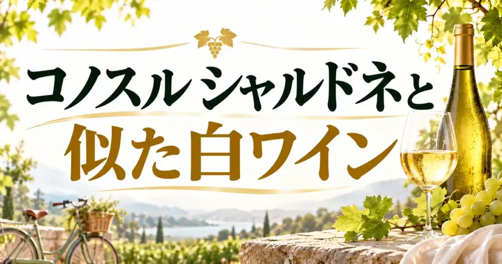 コノスル シャルドネと似た白ワイン