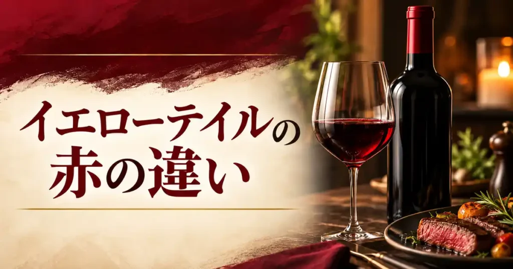 イエローテイルの赤の違い