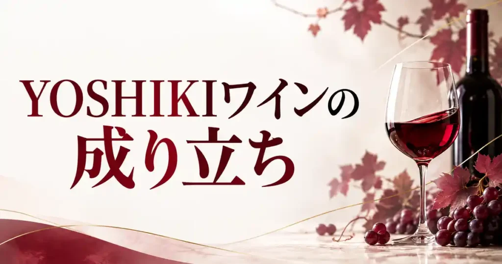 YOSHIKIワインの成り立ち