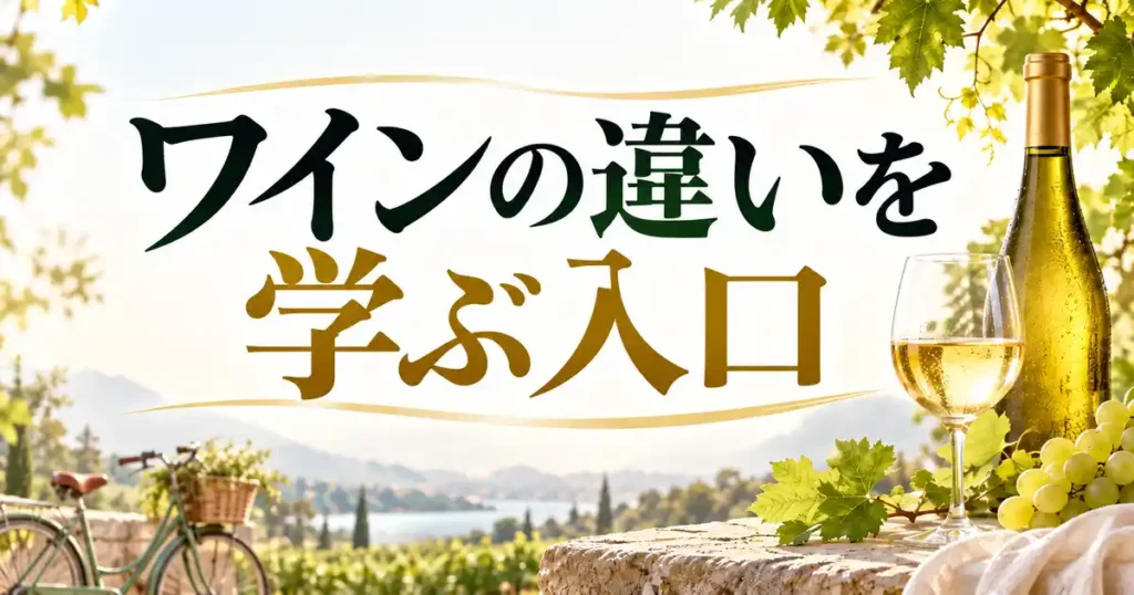 ワインの違いを学ぶ入口
